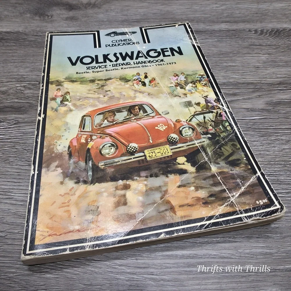 Vintage Clymer Volkswagen Beetle Service Repair‎ Handbook - 1961-1972